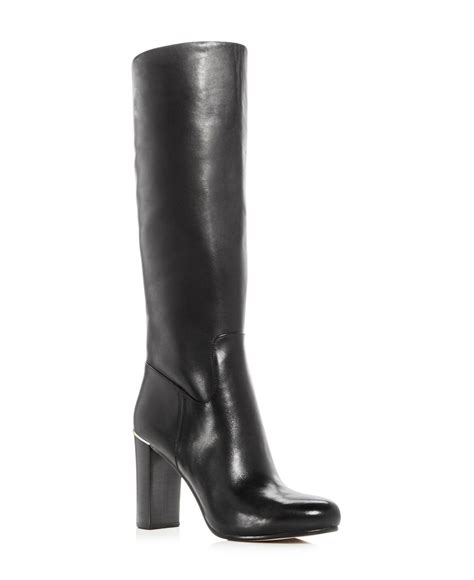 michael kors embossed heel|Michael Kors high heels boots.